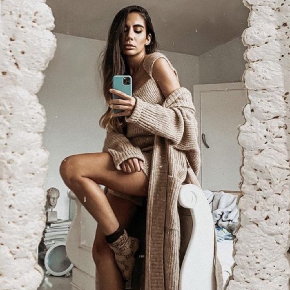 NWT Zara two piece sweater top and shorts set - Picture 8 of 16